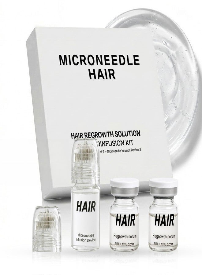 EELHOE Micro Infusion Hair Regrowth System – Hair Growth Treatment with Ginseng, He Shou Wu, Angelica & Hyaluronic Acid, Thickening Serum for Fuller, Stronger Hair – Premium Scalp & Hair Care for Men & Women - Image 1